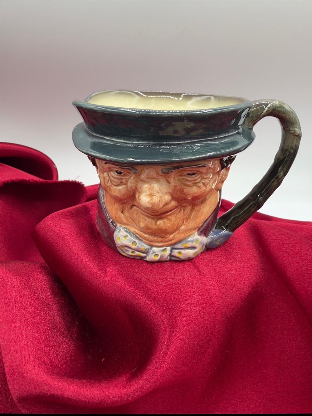A vintage "Tony Weller" character jug produced by Royal Doulton